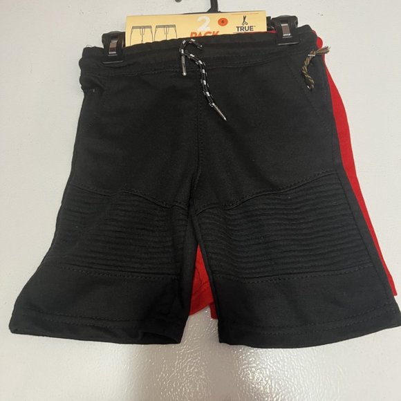 TRUE INDIGO Boy's Two (2) Pack Chill-Axed Shorts Red & Black NEW w TAGS - Picture 3 of 3